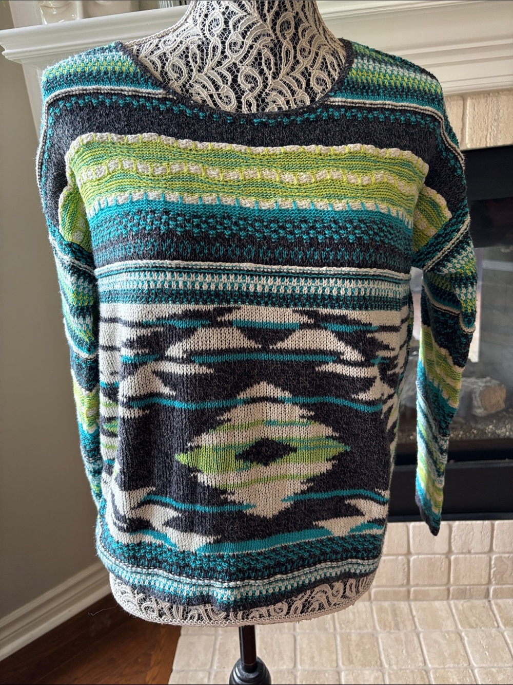 Vintage Cotton Country Sweater